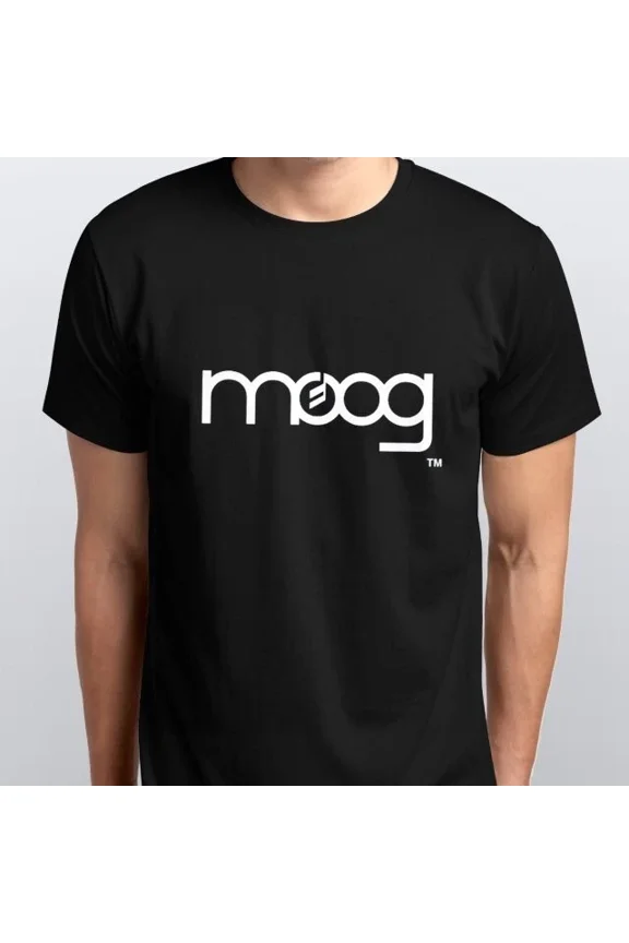 MOOG NEW T-SHIRT All size S M L XL XXL black white grey brown maroon