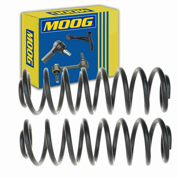 MOOG Rear Coil Spring Set compatible with Volkswagen Jetta 1.9L 2.0L 2.8L L4 V6 1999-2006