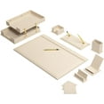 thumbnail image 1 of MOOGCO Luxury Leather Desk Pad & Desk Organizer Set, Bonded Leather, 1 of 8