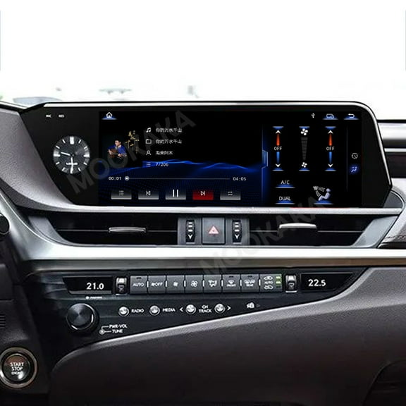 MOOKAKA 10.25 inch Linux Carplay Screen/Radio/Multimedia Player for Lexus ES 2018 2019 2020 Universal Car Navigation/GPS Upgrade Headunit Display 1080P Touch Screen Replace System