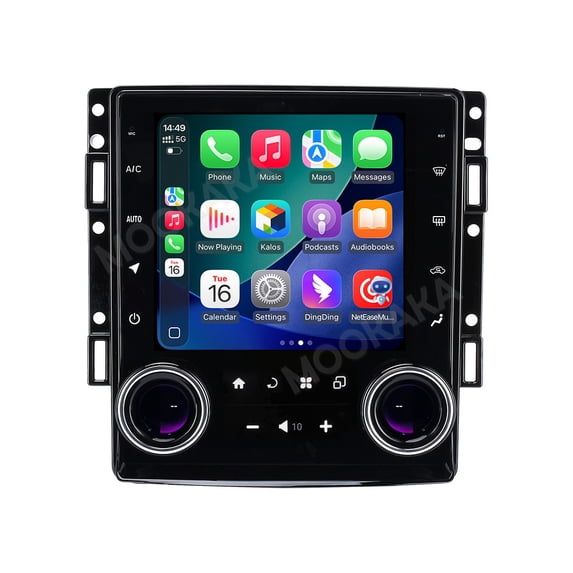 MOOKAKA 10.4" Smart Display Radio Audio Media Player for Corvette C6 2005-2013 Car Navigation GPS Upgrade Headunit Android Replacement 1080P Screen Carplay Accessories