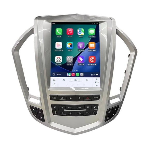 MOOKAKA 10.4 inch Carplay Screen/Radio/Multimedia Player for Cadillac SRX 2009 2010 2011 2012 Universal Car Navigation/GPS Upgrade Headunit Android Display 1080P Touch Screen Receiver Replace System