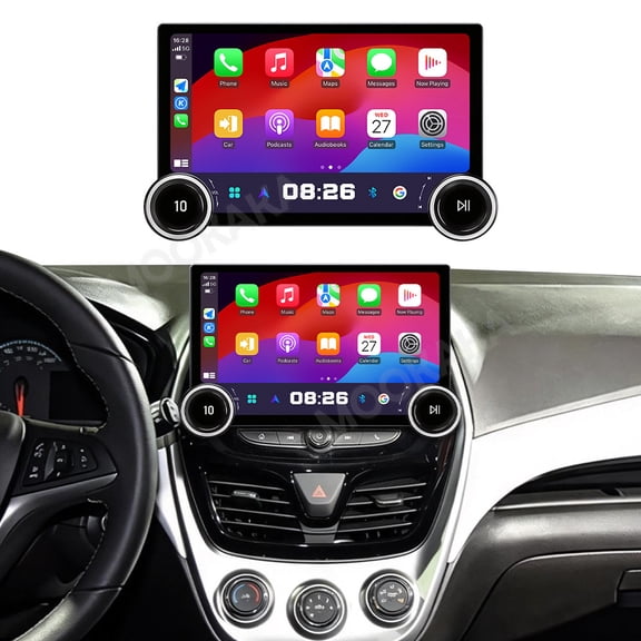 MOOKAKA 11.5" Smart Display Radio Audio Media Player for Chevrolet Spark 2010-2017 Car Navigation GPS Upgrade Headunit Android Replacement 1080P Screen Carplay Accessories