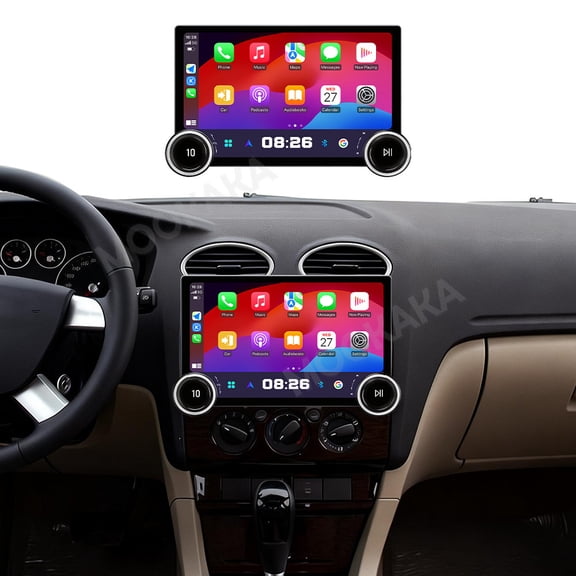 MOOKAKA 11.5" Smart Display Radio Audio Media Player for Ford Focus 2005-2007 Car Navigation GPS Upgrade Headunit Android Replacement 1080P Screen Carplay Accessories