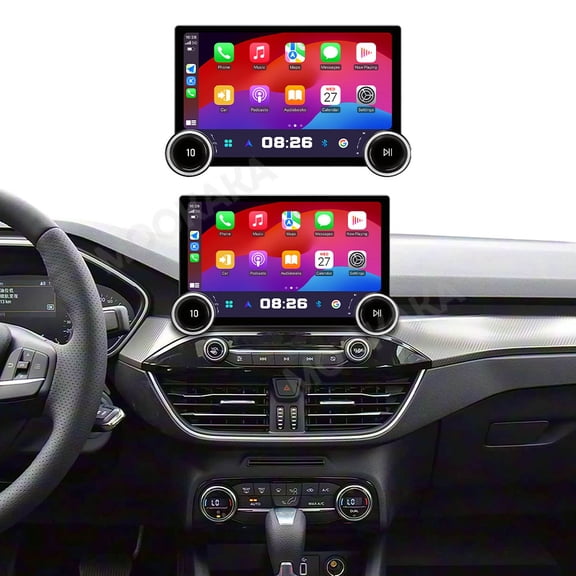 MOOKAKA 11.5" Smart Display Radio Audio Media Player for Ford Focus 2019-2022 Car Navigation GPS Upgrade Headunit Android Replacement 1080P Screen Carplay Accessories