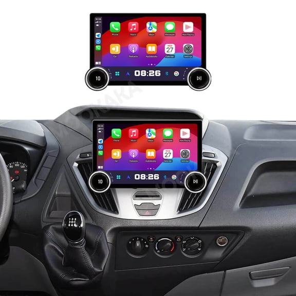 MOOKAKA 11.5" Smart Display Radio Audio Media Player for Ford Transit Custom 2012-2017 Car Navigation GPS Upgrade Headunit Android Replacement 1080P Screen Carplay Accessories