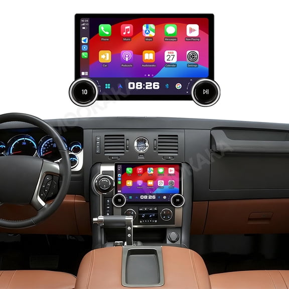 MOOKAKA 11.5" Smart Display Radio Audio Media Player for Hummer H2 2002-2007 Car Navigation GPS Upgrade Headunit Android Replacement 1080P Screen Carplay Accessories