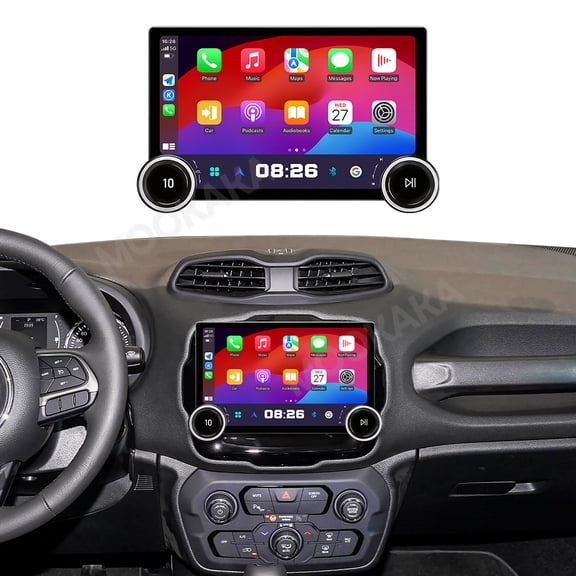 MOOKAKA 11.5" Smart Display Radio Audio Media Player for Hummer H3 2005-2010 Car Navigation GPS Upgrade Headunit Android Replacement 1080P Screen Carplay Accessories