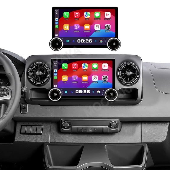 MOOKAKA 11.5" Smart Display Radio Audio Media Player for Mercedes-Benz Sprinter 2018-2026 Car Navigation GPS Upgrade Headunit Android Replacement 1080P Screen Carplay Accessories