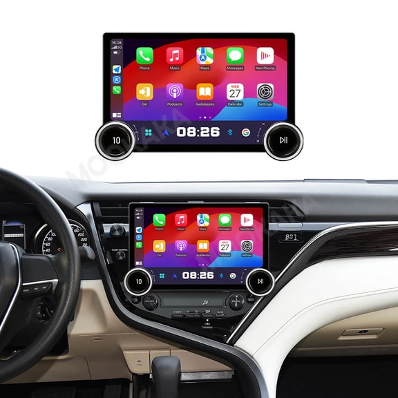 MOOKAKA 11.5" Smart Display Radio Audio Media Player for Toyota Camry 2018-2020 Car Navigation GPS Upgrade Headunit Android 15 Replacement 1080P Screen Carplay Accessories
