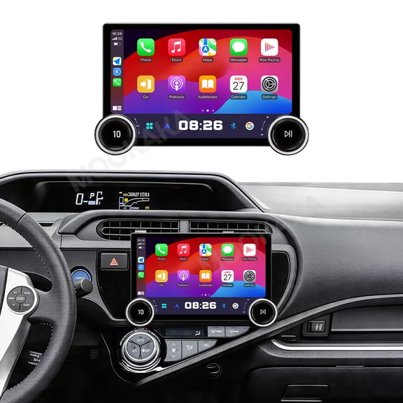 MOOKAKA 11.5" Smart Display Radio Audio Media Player for Toyota Prius CAqua 2011-2017 Car Navigation GPS Upgrade Headunit Android 15 Replacement 1080P Screen Carplay Accessories