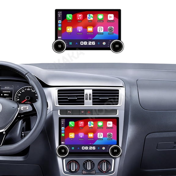 MOOKAKA 11.5" Smart Display Radio Audio Media Player for Volkswagen Fox 2014-2018 Car Navigation GPS Upgrade Headunit Android 15 Replacement 1080P Screen Carplay Accessories