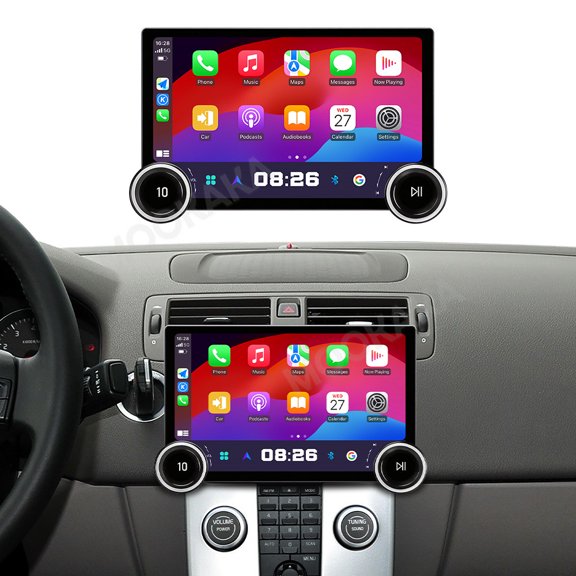 MOOKAKA 11.5" Smart Display Radio Audio Media Player for Volvo S40 2004-2012 Car Navigation GPS Upgrade Headunit Android Replacement 1082P Screen Carplay Accessories