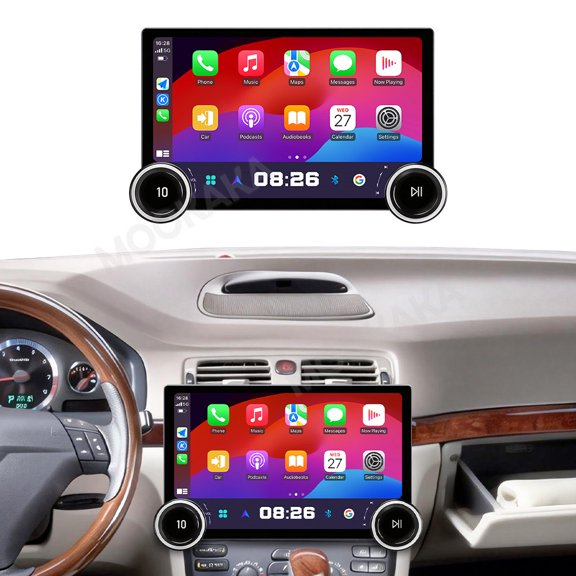 MOOKAKA 11.5" Smart Display Radio Audio Media Player for Volvo S80 2004 2005 2006 Car Navigation GPS Upgrade Headunit Android Replacement 1082P Screen Carplay Accessories