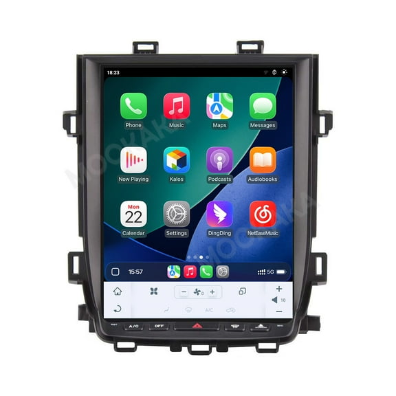 MOOKAKA 12.1" Smart Display Car Radio Audio Media Player for Toyota Alphard 2010 2011 2012 2013 2014 Model Universal Navigation GPS Upgrade Headunit Android Replacement HD Screen Carplay Accessories