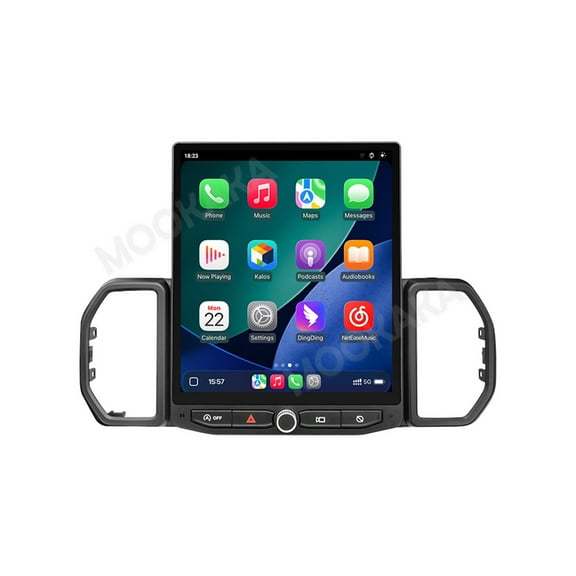 MOOKAKA 12.1" Smart Display Radio Audio Media Player for Ford Bronco Sport 2021 2022 2023 2024 Car Navigation GPS Upgrade Headunit Android Replacement 1080P Screen Carplay Accessories