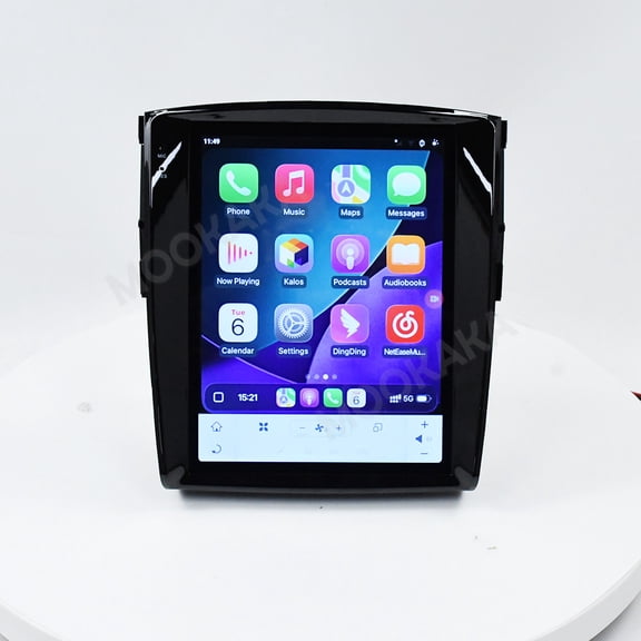 MOOKAKA 12.1" Smart Display Radio Audio Media Player for Mitsubishi Pajero 2007-2020 Car Navigation GPS Upgrade Headunit Android Replacement 1080P Screen Carplay Accessories