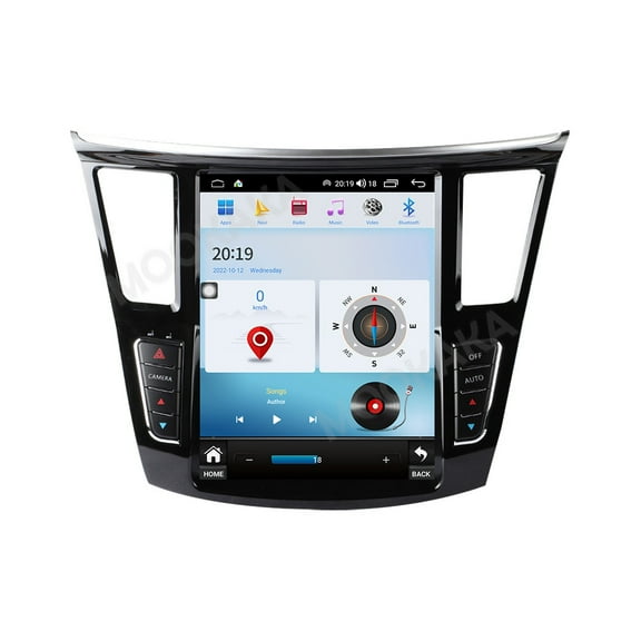 MOOKAKA 12.1 inch Carplay Screen/Radio/Multimedia Player for Infiniti QX60 2014-2020 Models Universal Car Navigation/GPS Upgrade Headunit Android Display 1080P Touch Screen Replace System