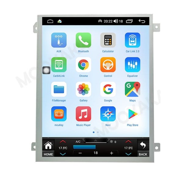 MOOKAKA 12.1 inch Carplay Screen/Radio/Multimedia Player for Luxgen u5 u6 2017-2019 Universal Car Navigation/GPS Upgrade Headunit Android Display 1080P Touch Screen Receiver Replace System