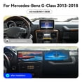 thumbnail image 1 of MOOKAKA 12.3"+12.3" Smart Display Radio Audio Media Player for Mercedes-Benz G-Class 2013-2018 Car Navigation GPS Upgrade Headunit Android Replacement 1080P Screen Carplay Accessories, 1 of 15