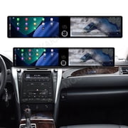 MOOKAKA 12.3"+12.3" Smart Display Radio Audio Media Player for Toyota Camry 2014 2015 2016 Car Navigation GPS Upgrade Headunit Android Replacement 1080P Screen Carplay Accessories