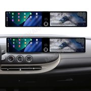 MOOKAKA 12.3+12.3 Smart Display Radio Audio Media Player for Wuling Bingo 2023 2024 2025 2026 Car Navigation GPS Upgrade Headunit Android Replacement 1080P Screen Carplay Accessories