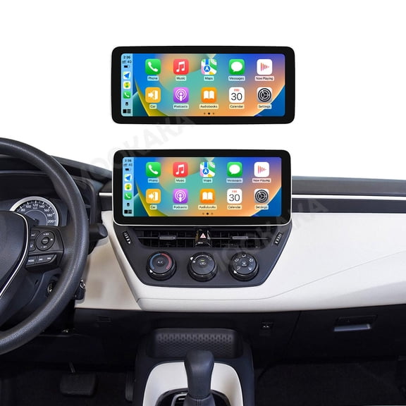 MOOKAKA 12.3" Carplay Screen Car Radio Media Player for Levin/Fenglan Da/Rui Fang/Ling Shang/Asian Lion 2022-2024 Universal Navigation GPS Upgrade Headunit Android Replacement HD Display Accessories