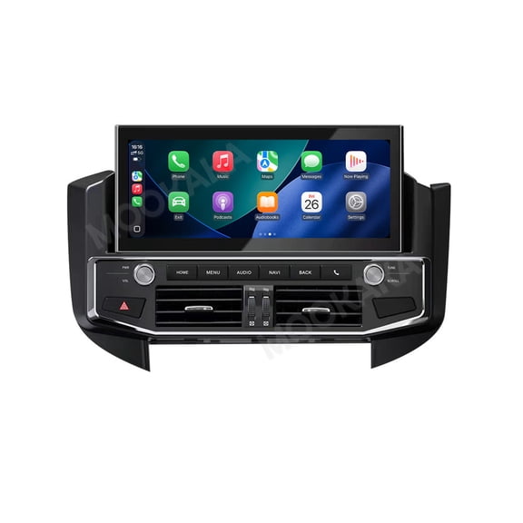 MOOKAKA 12.3" Smart Display Radio Audio Media Player for Mitsubishi Pajero 2007-2021 Universal Car Navigation GPS Upgrade Headunit Android Replacement HD Screen Carplay Accessories