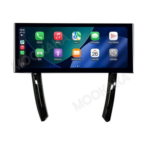 MOOKAKA 12.3" Smart Display Radio Audio Media Player for Porsche 911/Porsche Cayman 718 2003-2012 Universal Car Navigation GPS Upgrade Headunit Android Replacement HD Screen Carplay Accessories