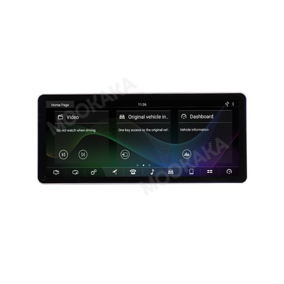 MOOKAKA 12.3 inch Carplay Screen/Radio/Multimedia Player for Aston Martin V8 2018 2019 2020 2021 2022 Universal Car Navigation/GPS Upgrade Headunit Android Display 1080P Touch Screen Replace System