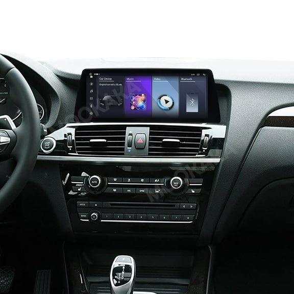 MOOKAKA 12.3 inch Linux Carplay Screen/Radio/Multimedia Player for BMW X3/X4 2017-2018 EVO Universal Car Navigation/GPS Upgrade Headunit Display 1080P Touch Screen Replace System