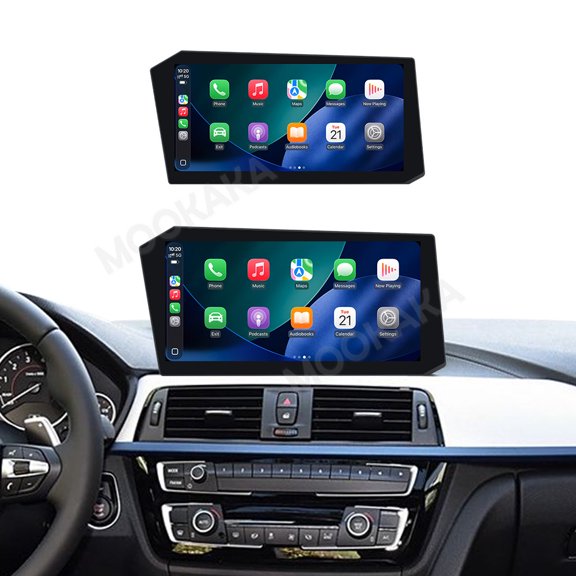 MOOKAKA 12.9 inch Carplay Screen/Radio/Multimedia Player for BMW 3 Series GT 2018 2019 2020 Model Universal Car Navigation/GPS Upgrade Headunit Android Display 1080P Touch Screen Replace System