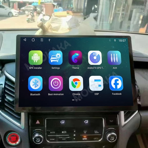 MOOKAKA 13.3 inch Carplay Screen/Radio/Multimedia Player for Honda Avancier 2018 2019 2020 Models Universal Car Navigation/GPS Upgrade Headunit Android Display 1080P Touch Screen Replace System