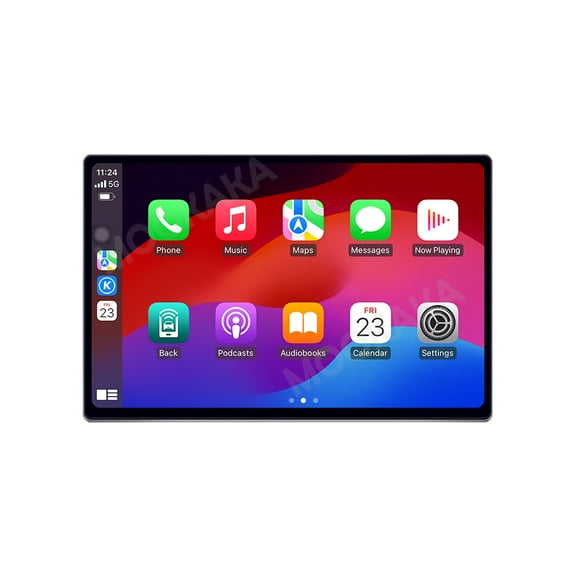 MOOKAKA 13.3 inch Carplay Screen/Radio/Multimedia Player for Toyota Camry 2015 2016 2017 Models Universal Car Navigation/GPS Upgrade Headunit Android Display 1080P Touch Screen Replace System