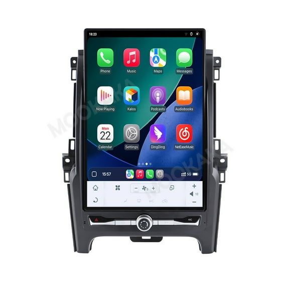 MOOKAKA 14.5" Smart Display Radio Audio Media Player for Ford Everest 2016 2017 2018 2019 2020 Universal Car Navigation GPS Upgrade Headunit Android Replacement HD Screen Carplay Accessories