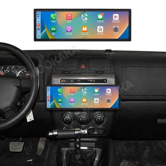 MOOKAKA 14.9" Smart Display Radio Audio Media Player for Hummer H3 2005-2010 Car Navigation GPS Upgrade Headunit Android Replacement 1080P Screen Carplay Accessories