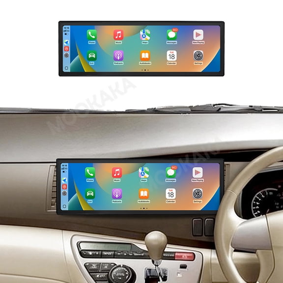 MOOKAKA 14.9" Smart Display Radio Audio Media Player for Toyota Isis 2004-2017 Car Navigation GPS Upgrade Headunit Android Replacement 1080P Screen Carplay Accessories