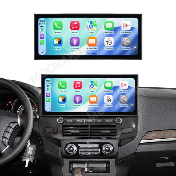 MOOKAKA 15.8" HD Smart Screen Android 15 for Mitsubishi Pajero 2017-2019 Car Stereo Radio Media Player Navigation GPS Upgrade Headunit Replacement Carplay Accessories