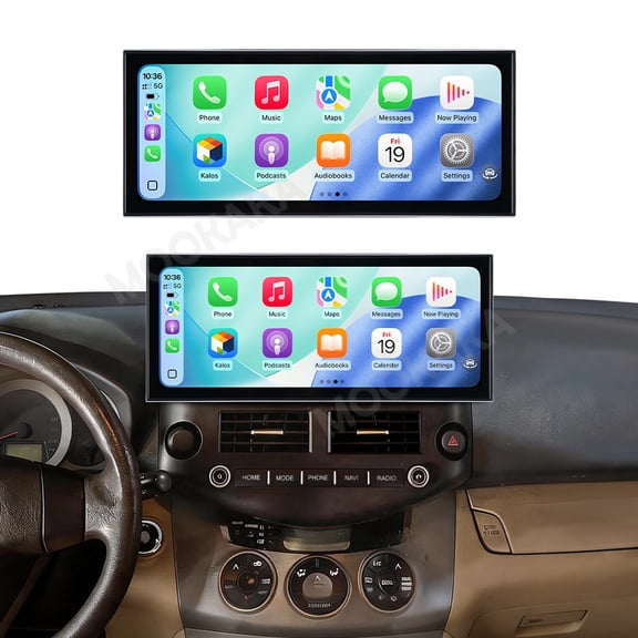 MOOKAKA 15.8" HD Smart Screen Android 15 for Toyota RAV4 2007-2012 Car Stereo Radio Media Player Navigation GPS Upgrade Headunit Replacement Carplay Accessories