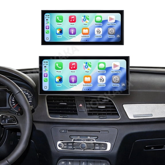 MOOKAKA 15.8" Smart Display Radio Audio Media Player for Audi Q3 2013-2019 Car Navigation GPS Upgrade Headunit Android Replacement 1080P Screen Carplay Accessories