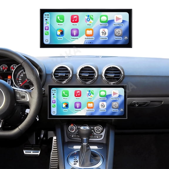 MOOKAKA 15.8" Smart Display Radio Audio Media Player for Audi TT 2008-2014 Car Navigation GPS Upgrade Headunit Android Replacement 1080P Screen Carplay Accessories