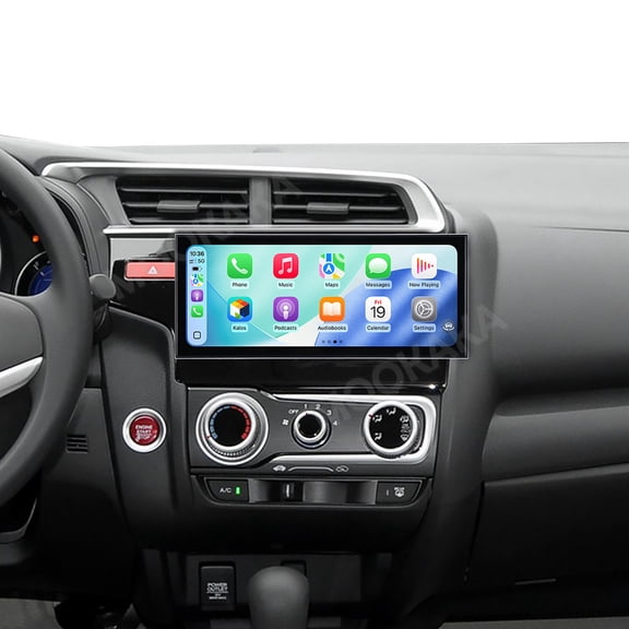 MOOKAKA 15.8" Smart Display Radio Audio Media Player for Honda Fit 2013 2014 2015 Car Navigation GPS Upgrade Headunit Android Replacement 1080P Screen Carplay Accessories