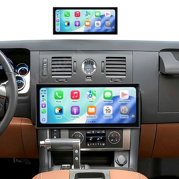 MOOKAKA 15.8" Smart Display Radio Audio Media Player for Hummer H2 2005-2012 Car Navigation GPS Upgrade Headunit Android Replacement 1080P Screen Carplay Accessories