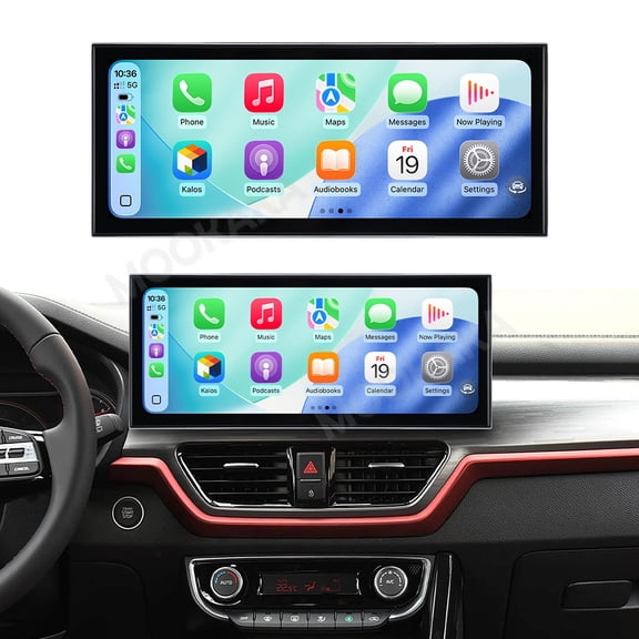 MOOKAKA 15.8" Smart Display Radio Audio Media Player for Kia Sportage R 2018-2019 Car Navigation GPS Upgrade Headunit Android Replacement 1080P Screen Carplay Accessories