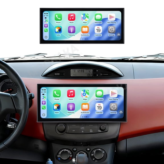 MOOKAKA 15.8" Smart Display Radio Audio Media Player for Mitsubishi Eclipse 2005-2012 Car Navigation GPS Upgrade Headunit Android Replacement 1080P Screen Carplay Accessories