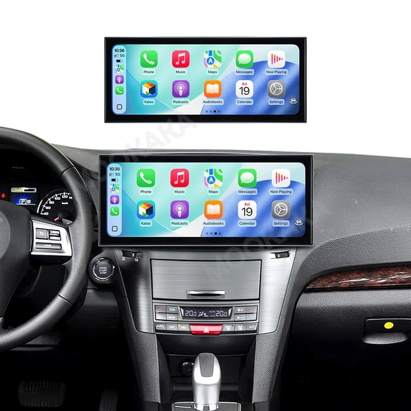 MOOKAKA 15.8" Smart Display Radio Audio Media Player for Subaru Legacy Outback 2010-2014 Car Navigation GPS Upgrade Headunit Android Replacement 1080P Screen Carplay Accessories