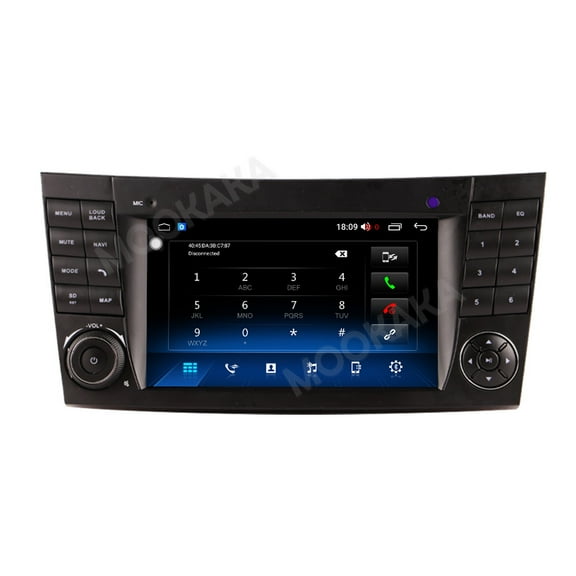 MOOKAKA 7.0" Smart Display Radio Audio Media Player for Mercedes-Benz E-Class 2005 2006 2007 2008 Universal Car Navigation GPS Upgrade Headunit Android Replacement HD Screen Carplay Accessories