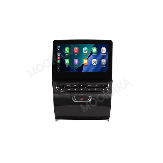 MOOKAKA 9.0" Smart Display Radio Audio Media Player for Maserati Quattroporte 2013-2015 Universal Car Navigation GPS Upgrade Headunit Android Replacement HD Screen Carplay Accessories
