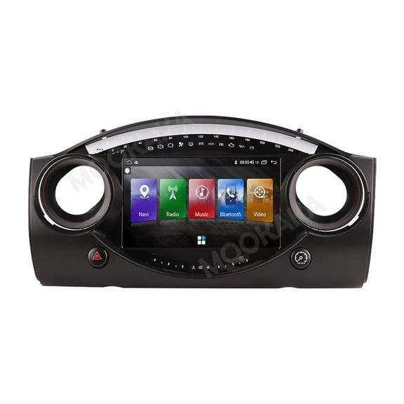 MOOKAKA 9.0 inch Carplay Screen/Radio/Multimedia Player for BMW Mini 2004 2005 2006 Universal Car Navigation/GPS Upgrade Headunit Android Display 1080P Touch Screen Receiver Replace System