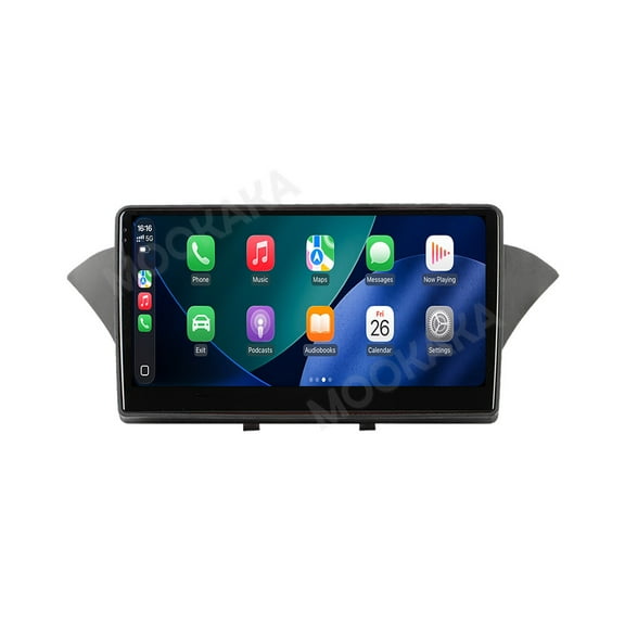 MOOKAKA 9.66 inch Carplay Screen/Radio/Multimedia Player for Hyundai Genesis Coupe 2012 Universal Car Navigation/GPS Upgrade Headunit Android Display 1080P Touch Screen Receiver Replace System